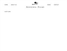 Tablet Screenshot of insigniafilms.com